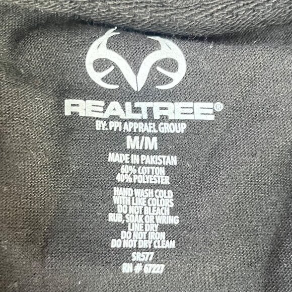 Realtree Camo Logo Short Sleeve Tshirt Womens Medium Black Pink New Hunting - Picture 6 of 9